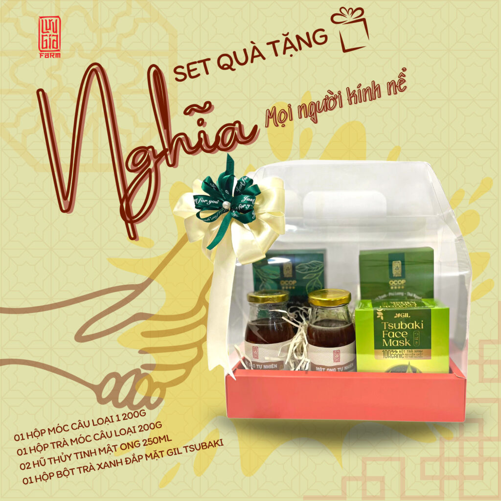 Set quà tặng doanh nghiệp, đối tác Lưu Gia Farm - NGHĨA