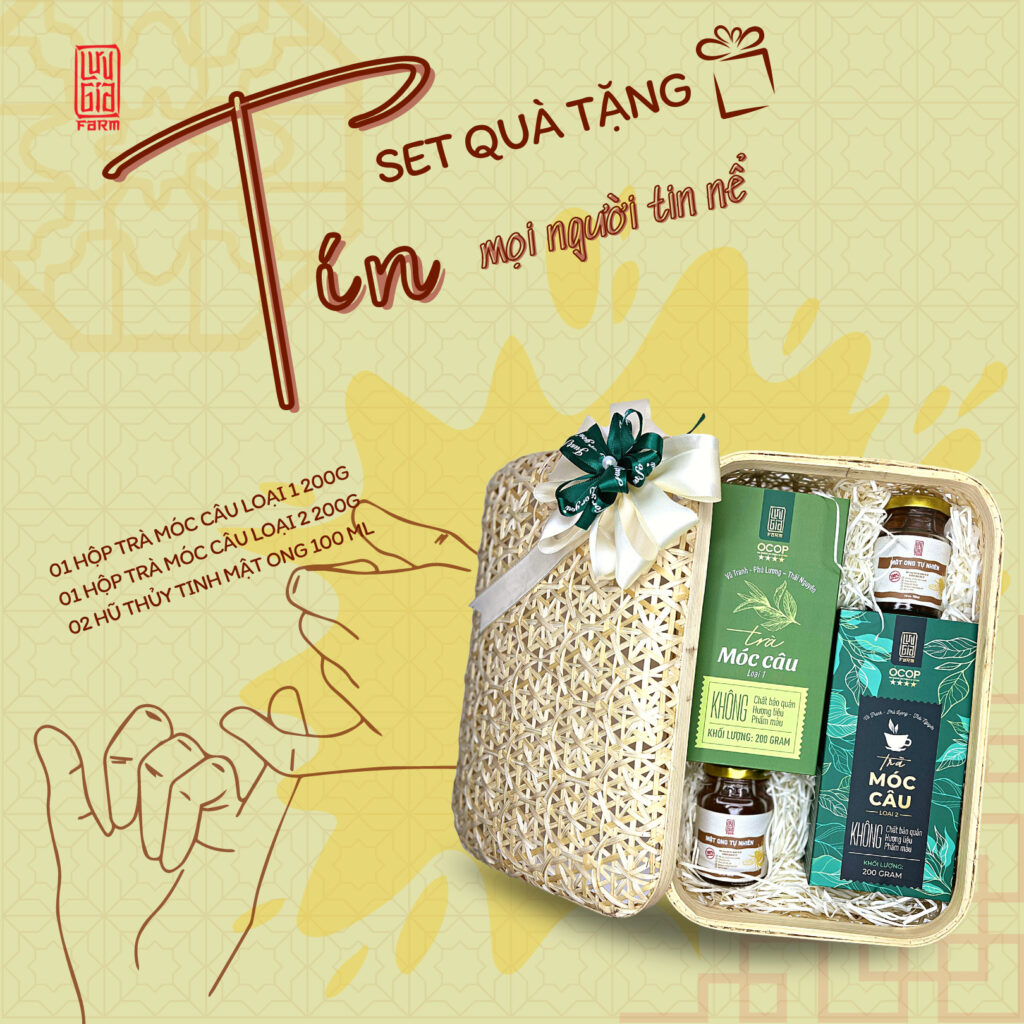 Set quà tặng doanh nghiệp, đối tác Lưu Gia Farm - TÍN