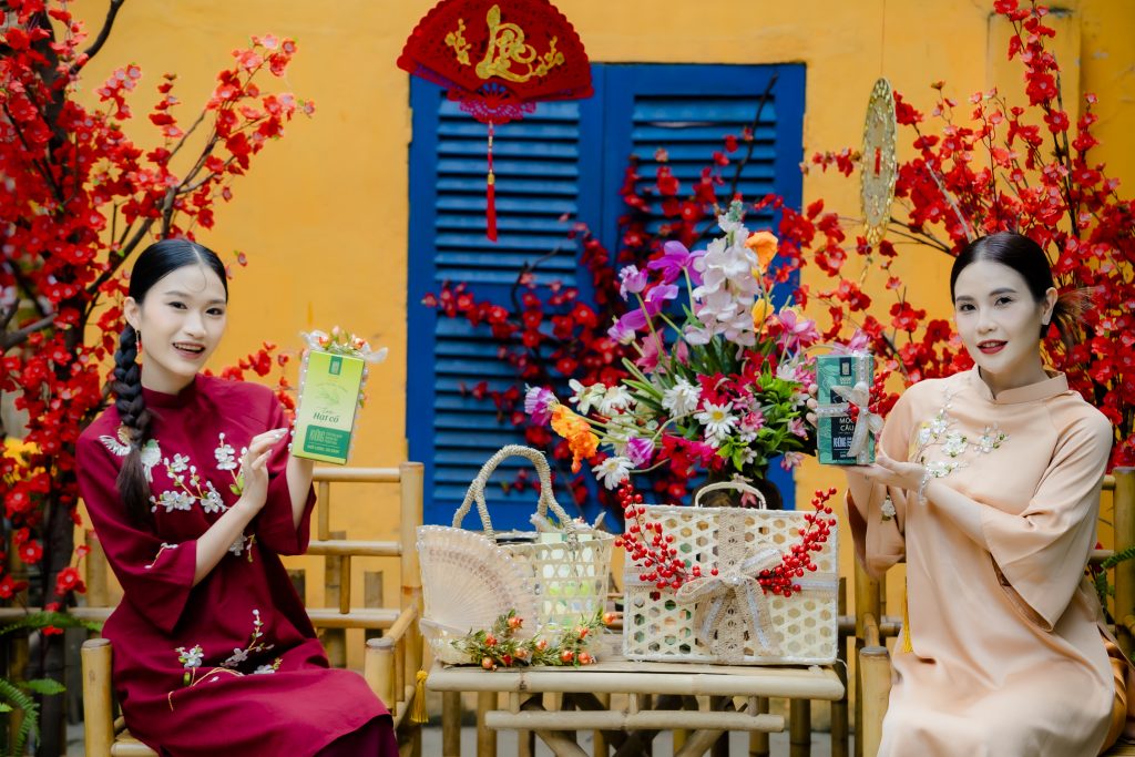 Giỏ quà tết lưu gia farm